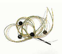 水引の流線美と漆黒ビーズの髪飾り|和装からドレスまで　20260107-2