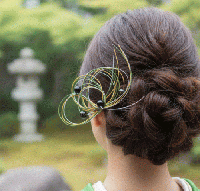 水引の流線美と漆黒ビーズの髪飾り|和装からドレスまで　20260107-2