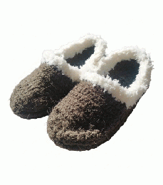 【冷え対策】布草履の心地よさ×ふわもこ毛糸。ルームシューズ20260107-7