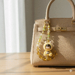 バックチャーム　人形付き　キーホルダー　201019-0072