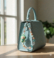 バックチャーム　人形付き　キーホルダー　20260114-4