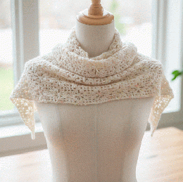 ふんわりの三角ストール | 優しく彩るミックスカラー 　20260114-5