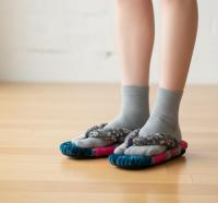 【極上の履き心地】ふっくら可愛い布ぞうり|手編み・室内履き・冷え取り・一点物　20260216-1