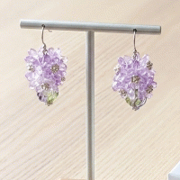 20260330-15グラデーション  ピアス  揺れる 上品 爽やか 春夏