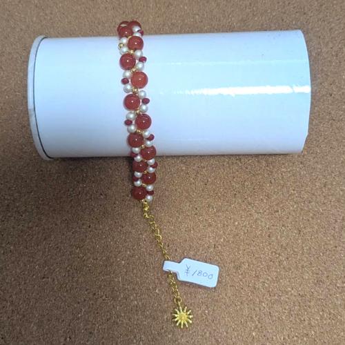 ブレスレット レッド&ホワイト　201019-0009