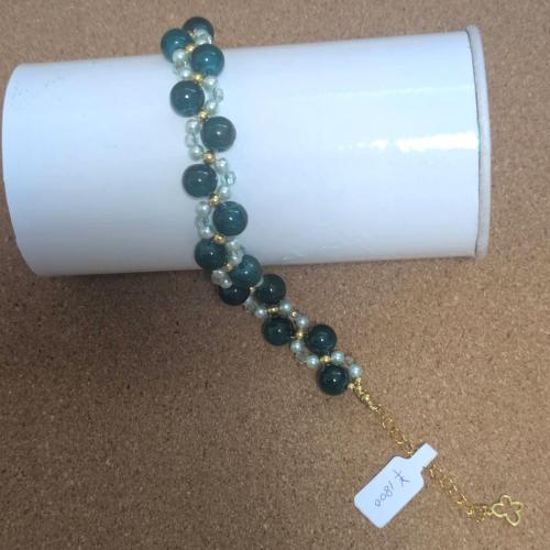 ブレスレット グリーン&ホワイト　201019-0013