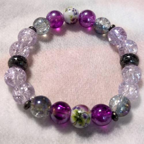 マルチカラーブレスレット　ピンク系　201019-0029