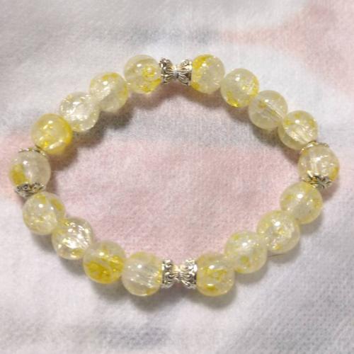 マルチカラーブレスレット　イエロー系　201019-0041