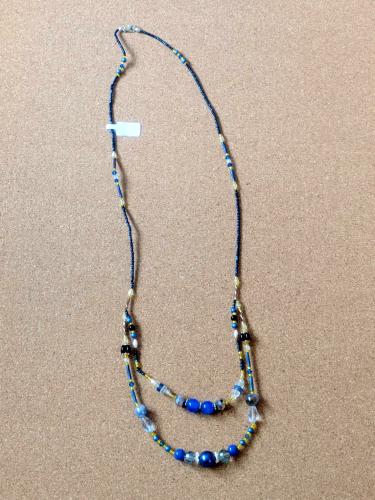 ネックレス　青色　201019-0066