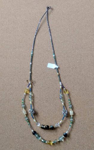 ネックレス　グリーン+イエロー　201019-0071