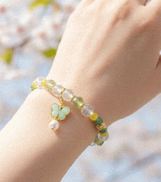 マルチカラーブレスレット　イエロー　251217-0001