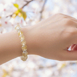 マルチカラーブレスレット　イエロー系　201019-0041