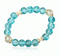 マルチカラーブレスレット　エメラルドグリーン　201019-0037