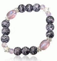 マルチカラーブレスレット　黒系　201019-0040