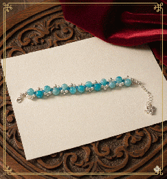 南国の海に煌めくパールのブレスレット　201019-0010